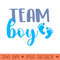 Team  Gender Reveal Party Baby Shower Pregnancy - Printable PNG Graphics - Trendsetting And Modern Collections