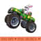 Easter Rabbit Riding Monster Truck Funny Girls Toddler - PNG download for graphic design - Perfect for Sublimation Mastery