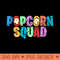 Popcorn Squad, Funny Movie Theater For Men - PNG Templates - Easy To Print And User Friendly Designs