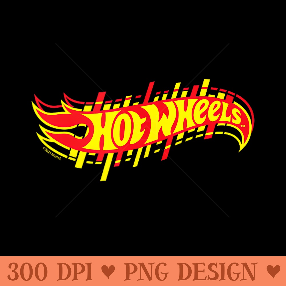 Hot Wheels Red and Yellow Logo - High Quality PNG files - Lifetime Access To Purchased Files