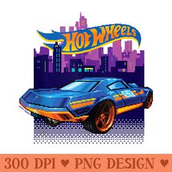 hot wheels retro night city - beautiful png download