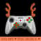 Gaming Christmas Reindeer Gamer Video Games Xmas - Digital PNG Downloads - Premium Quality PNG Artwork