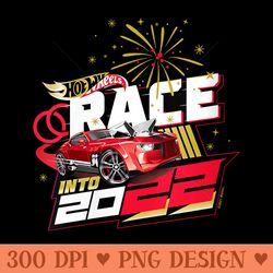 hot wheels new year race into 2022 - png art files