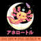Pastel Goth Axolotl Japanese Anime Aesthetic Nu Goth - Vector PNG Clipart - Perfect for Creative Projects