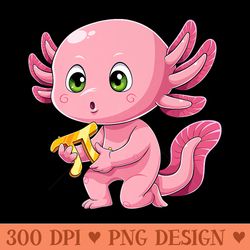 axolotl pi day math 3,14 teacher kawaii mexican salamander premium - printable png images