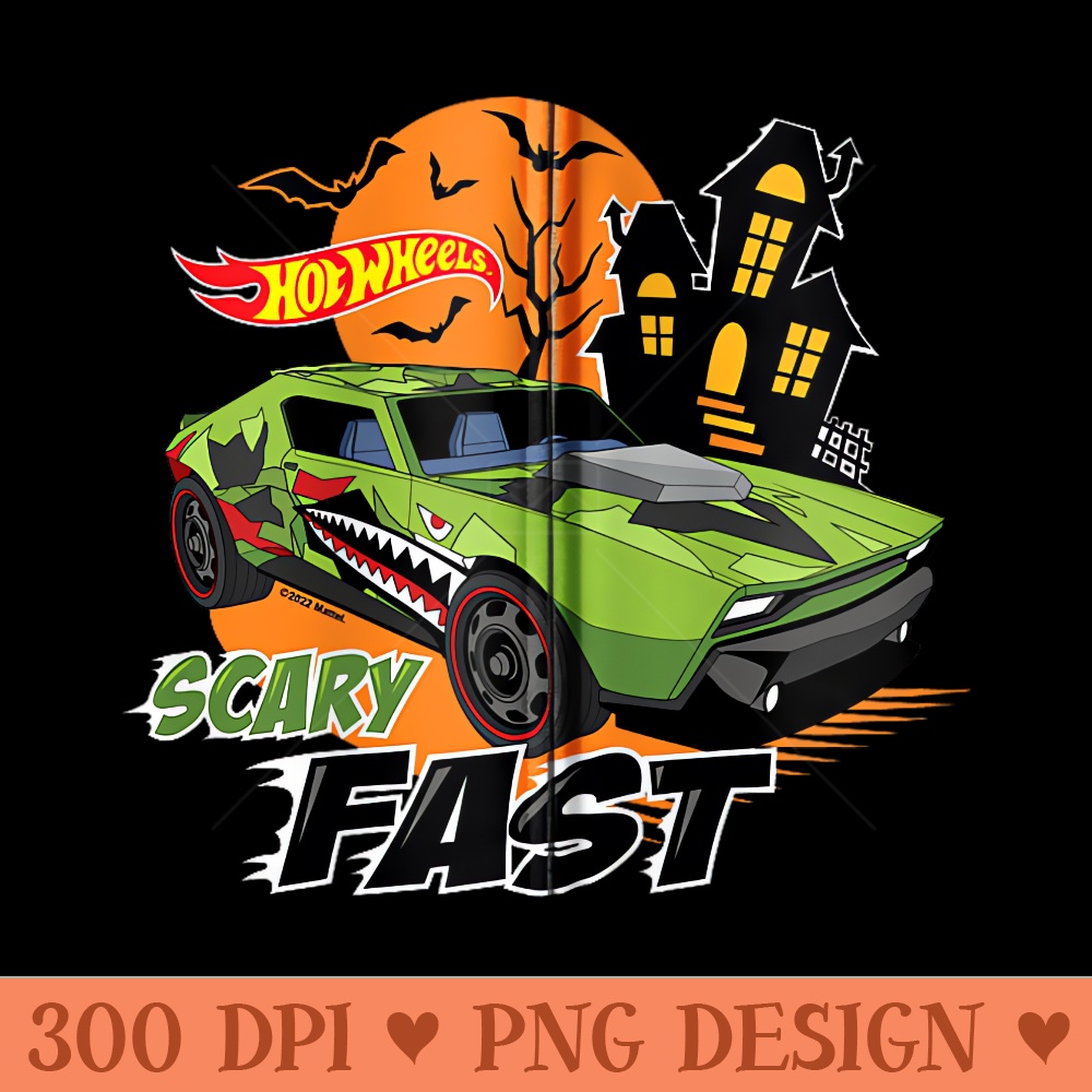 Hot Wheels Scary Fast - PNG Templates - Bold & Eye Catching