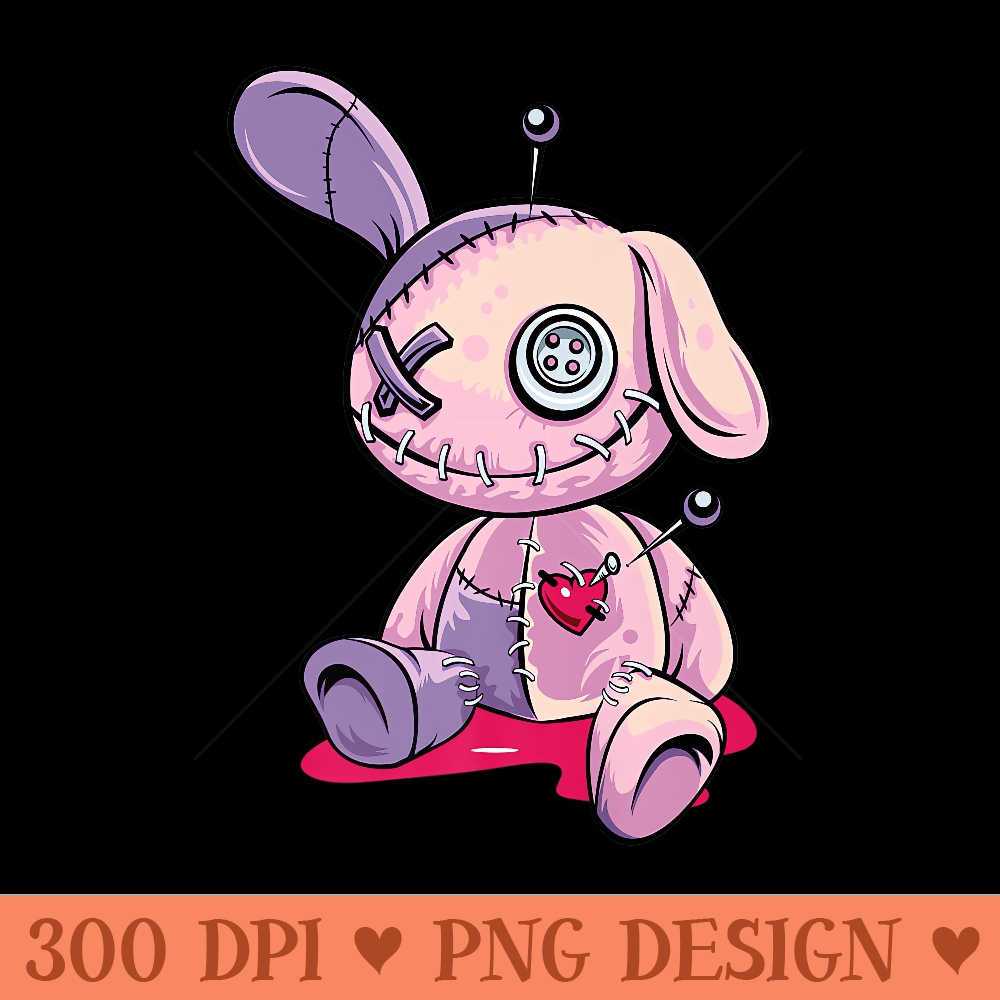 Pastel Goth Creepy Voodoo Doll Cute Aesthetic Doll For ns Premium - Exclusive PNG designs - Create with Confidence