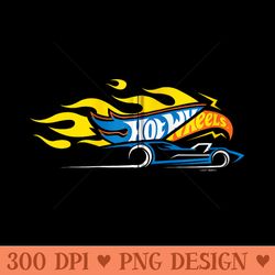hot wheels flame logo - printable png graphics