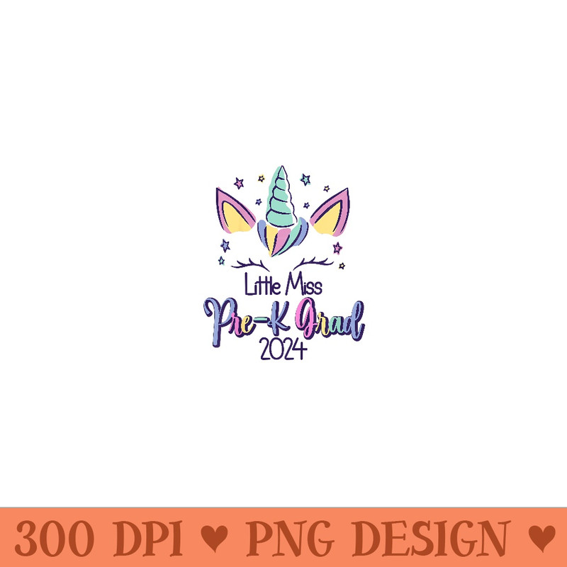 Little Miss PreK Grad Preschool Prek Graduation - PNG Templates - Quick And Seamless Download Process