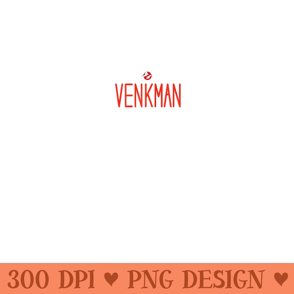 Ghostbusters Venkman Name Logo Raglan Baseball - High Resolution PNG Designs - Boost Your Success with this Inspirational PNG Download
