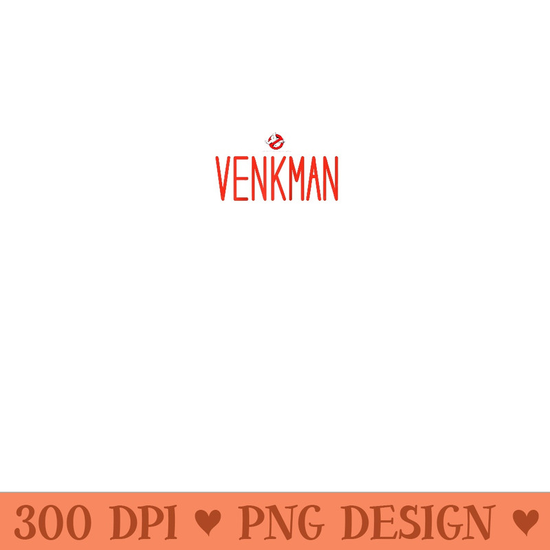 Ghostbusters Venkman Name Logo Raglan Baseball - High Resolution PNG Designs - Boost Your Success with this Inspirational PNG Download