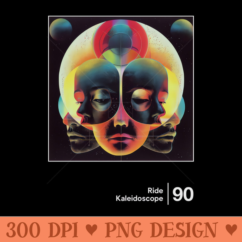 Kaleidoscope Minimalist Style Graphic Artwork - High Quality PNG Clipart - High Resolution And Print Ready Designs