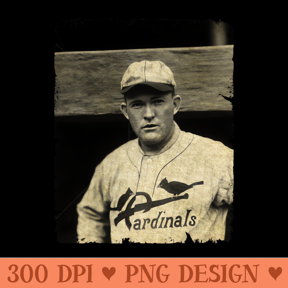 Rogers Hornsby in St Louis Cardinals - Transparent PNG Clipart - Perfect for Sublimation Mastery