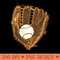 baseball glove - High Quality PNG Files - Spice Up Your Sublimation Projects