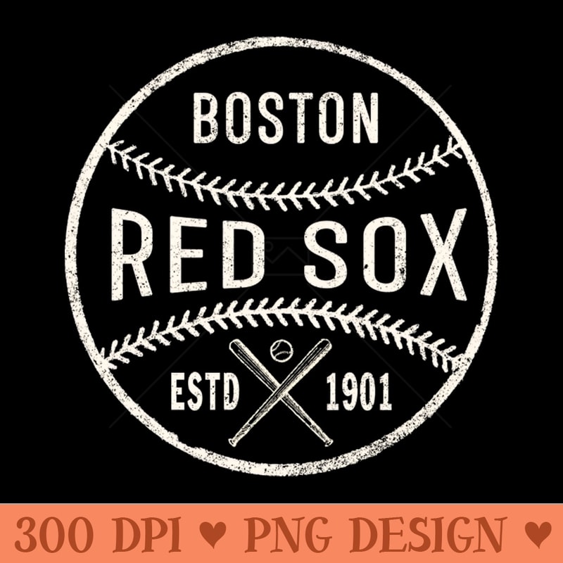 Vintage Boston Red Sox 2 by Buck - Free PNG download - Versatile And Customizable Designs
