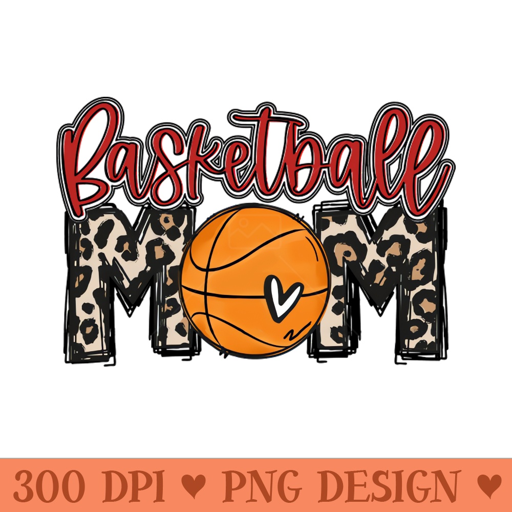 Basketball Mom Leopard Basketball Mom - Mug Sublimation PNG - Unlock Vibrant Sublimation Designs