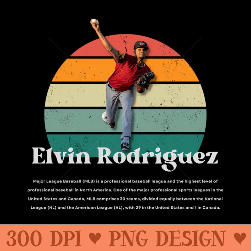 Elvin Rodriguez Vintage Vol - Transparent PNG Clipart - Transform Your Sublimation Creations