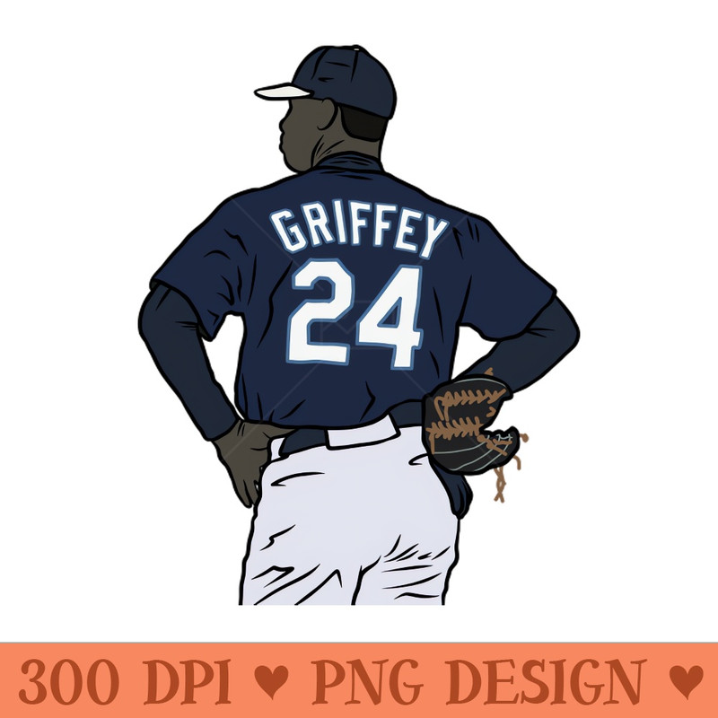 Ken Griffey Jr BackTo - Transparent PNG Clipart - Revolutionize Your Designs