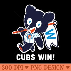 cubs win - png download with transparent background