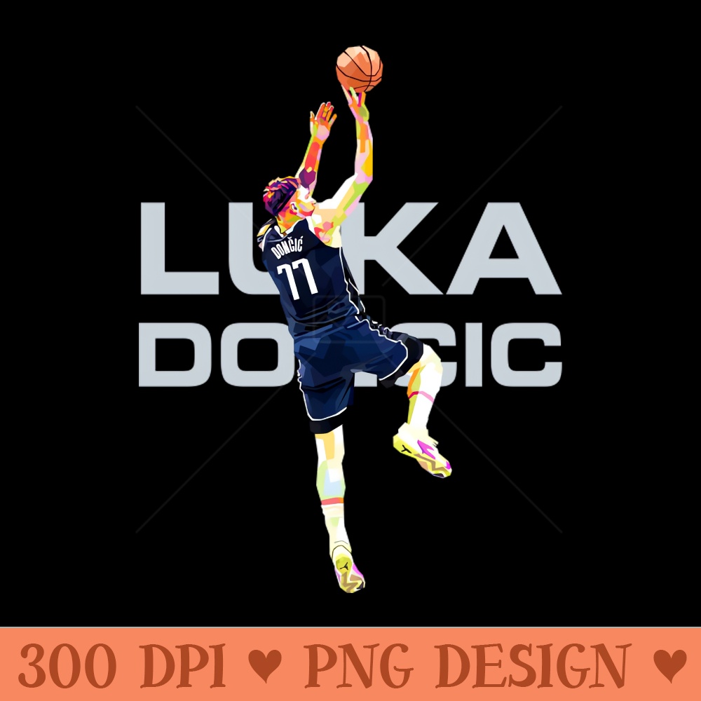 Luka Doncic - PNG Clipart for Graphic Design - Easy To Print And User Friendly Designs