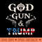 God Gun And Trump 2024 Trump s 2024 Men Trump - Mug Sublimation PNG - Lifetime Access To Purchased Files