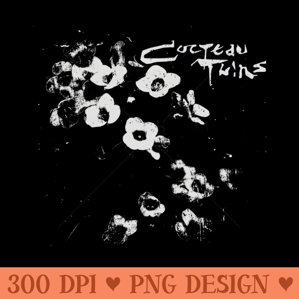 Cocteau Twins Flower Fanmade - PNG clipart download - High Resolution And Print Ready Designs