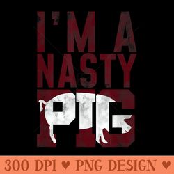 vintage nasty pig year of the pig 2019 chinese zodiac - high quality png download