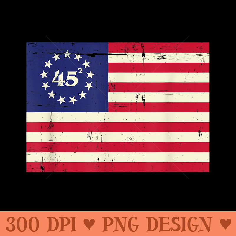 President Donald Trump Pence 2020 Betsy Ross Star Flag - PNG Clipart for Graphic Design - Quick And Seamless Download Process