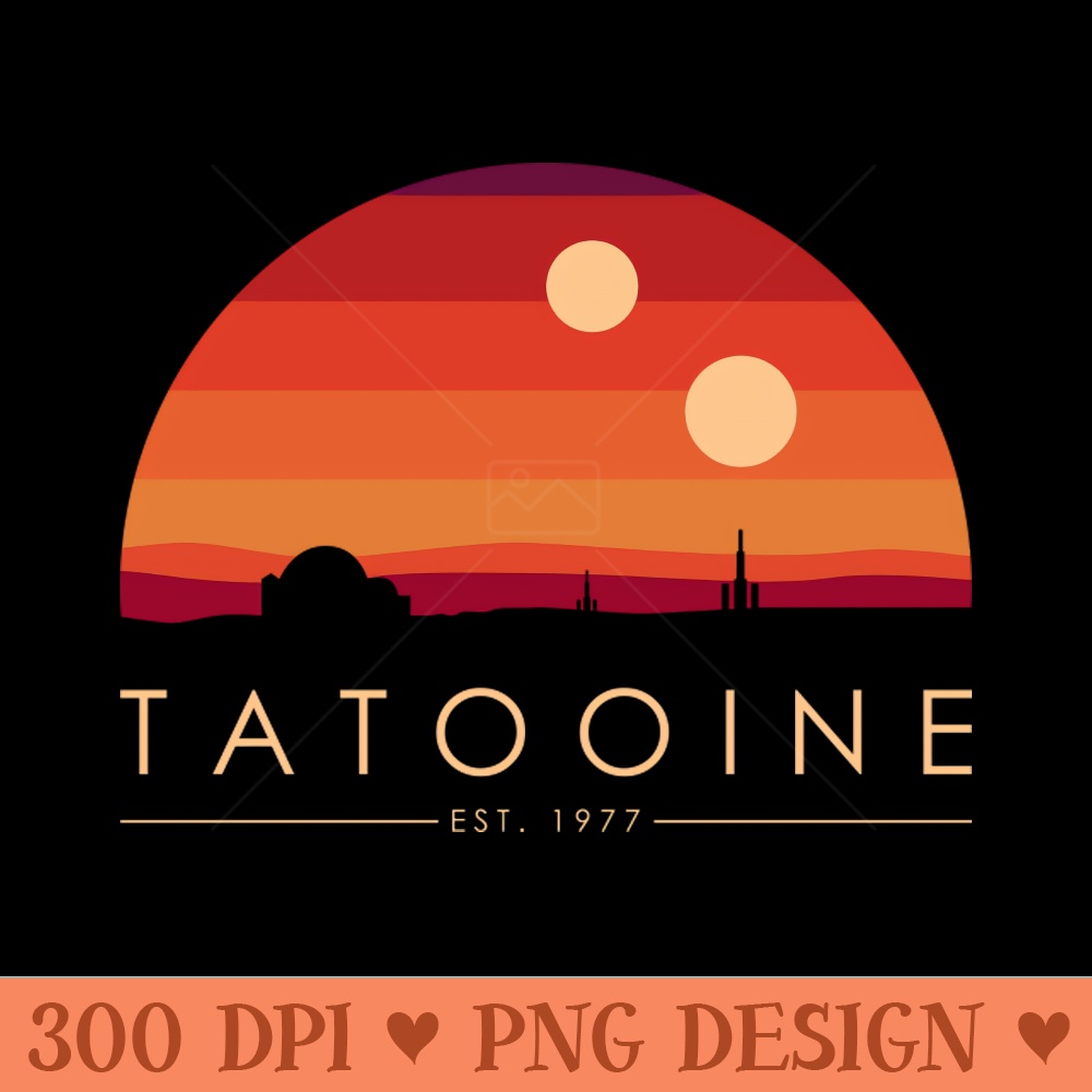 Tatooine - Printable PNG Graphics - Quick And Seamless Download Process