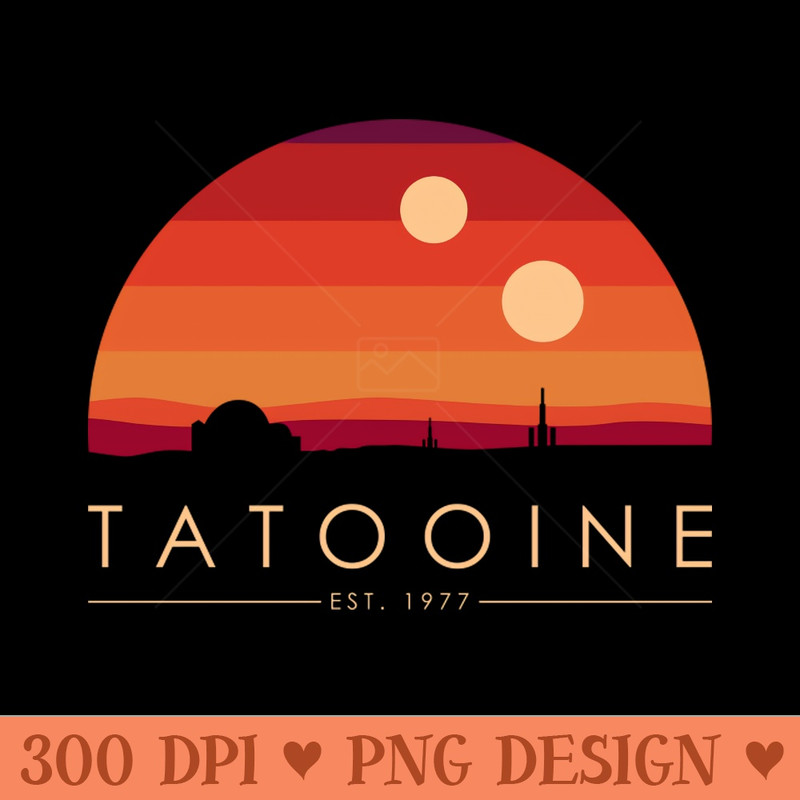 Tatooine - Printable PNG Graphics - Quick And Seamless Download Process