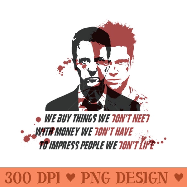 Fight Club - Vector PNG Clipart | Inspire Uplift