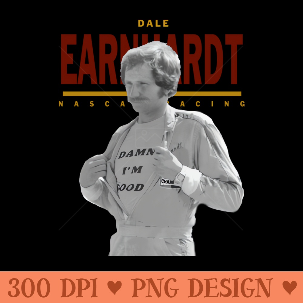 Dale earnhardt Vintage - Clipart PNG - Easy To Print And User Friendly Designs