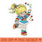 vintage rainbow brite - PNG clipart download - Transform Your Sublimation Creations