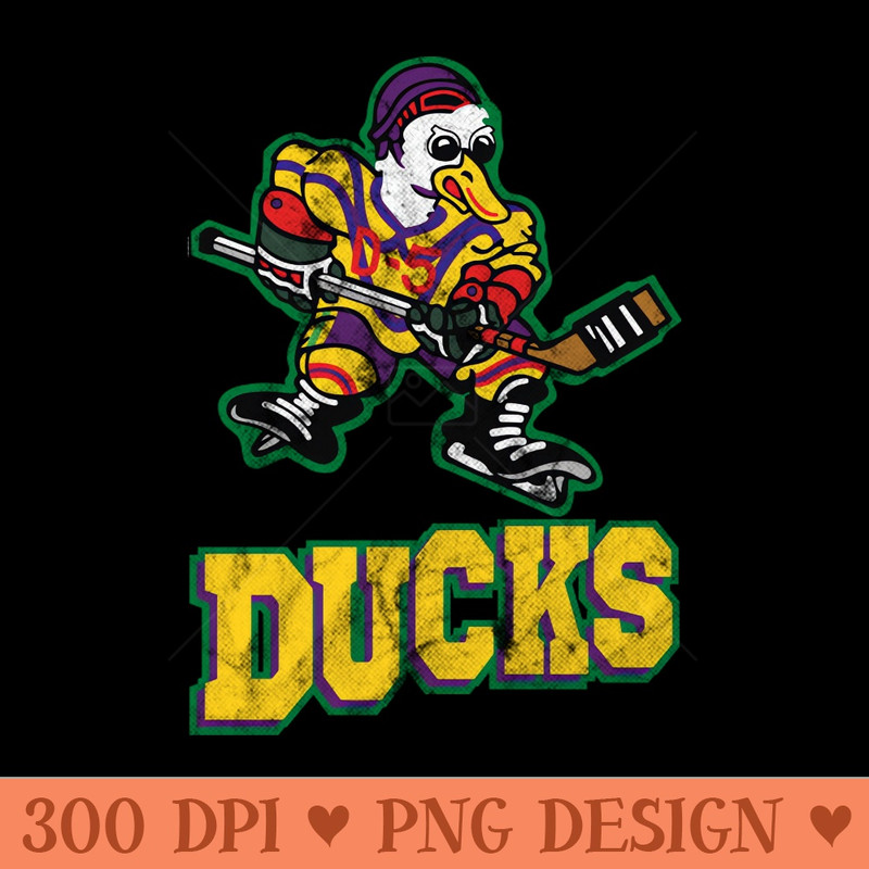 Classic Mighty Ducks Logo - Transparent PNG Clipart - Limited Edition And Exclusive Designs
