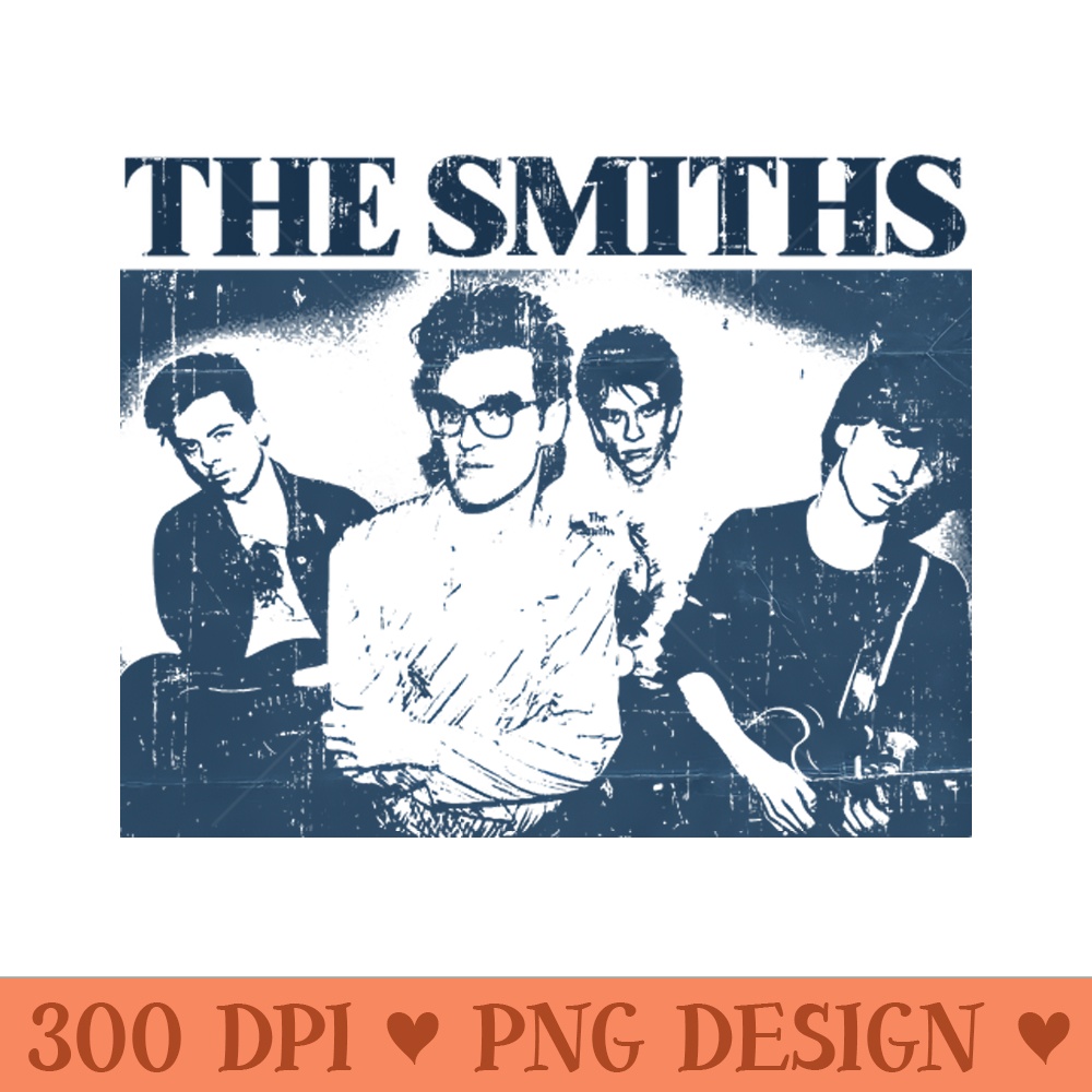 The Smiths Blue Vintage Color - High Quality PNG Clipart - Eco Friendly And Sustainable