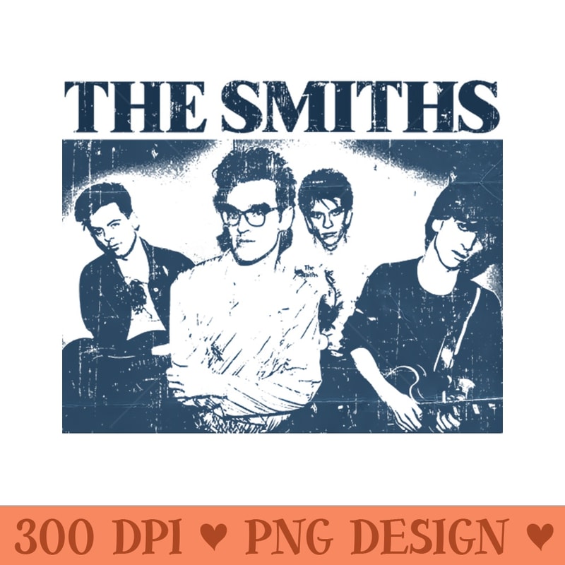 The Smiths Blue Vintage Color - High Quality PNG Clipart - Eco Friendly And Sustainable