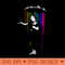 Banksy Rainbow Rain Umbrella Girl - PNG graphics - Bring Your Designs to Life