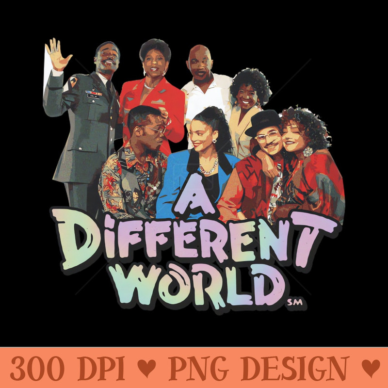 a different world - High Resolution PNG Designs - Stunning Sublimation Graphics