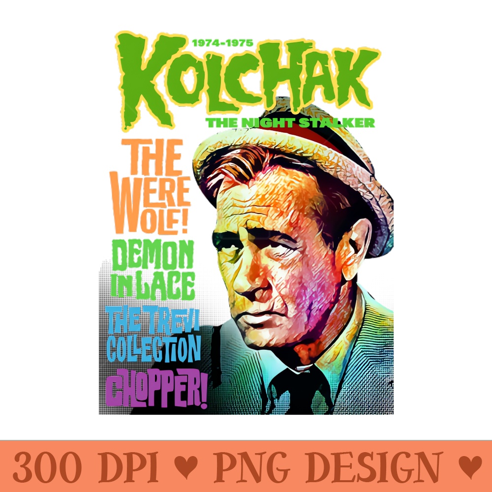 Kolchak The Night Stalker style 2 by HomeStudio - PNG graphics - Spice Up Your Sublimation Projects