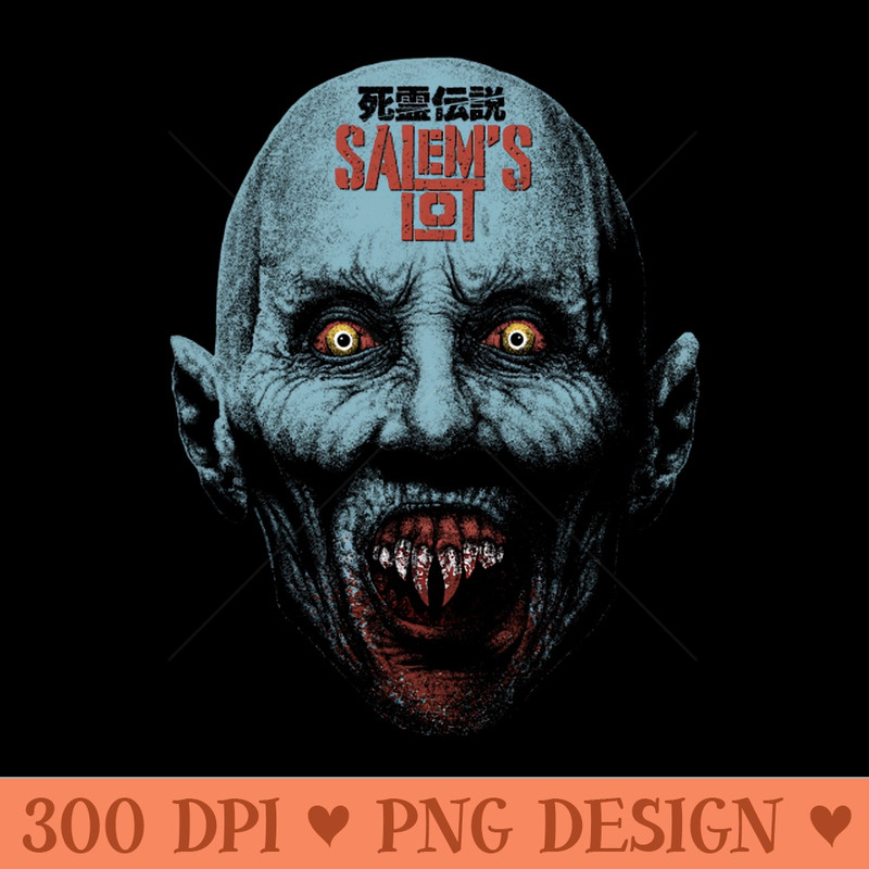 Salems Lot, Stephen King, Horror Classic - PNG Design Files - Transform Your Sublimation Creations