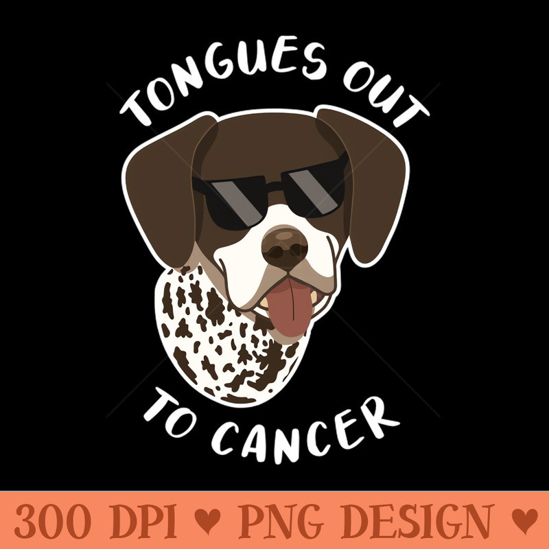 Wyatt Tongues out to Cancer dark version - PNG download - Bring Your Designs to Life