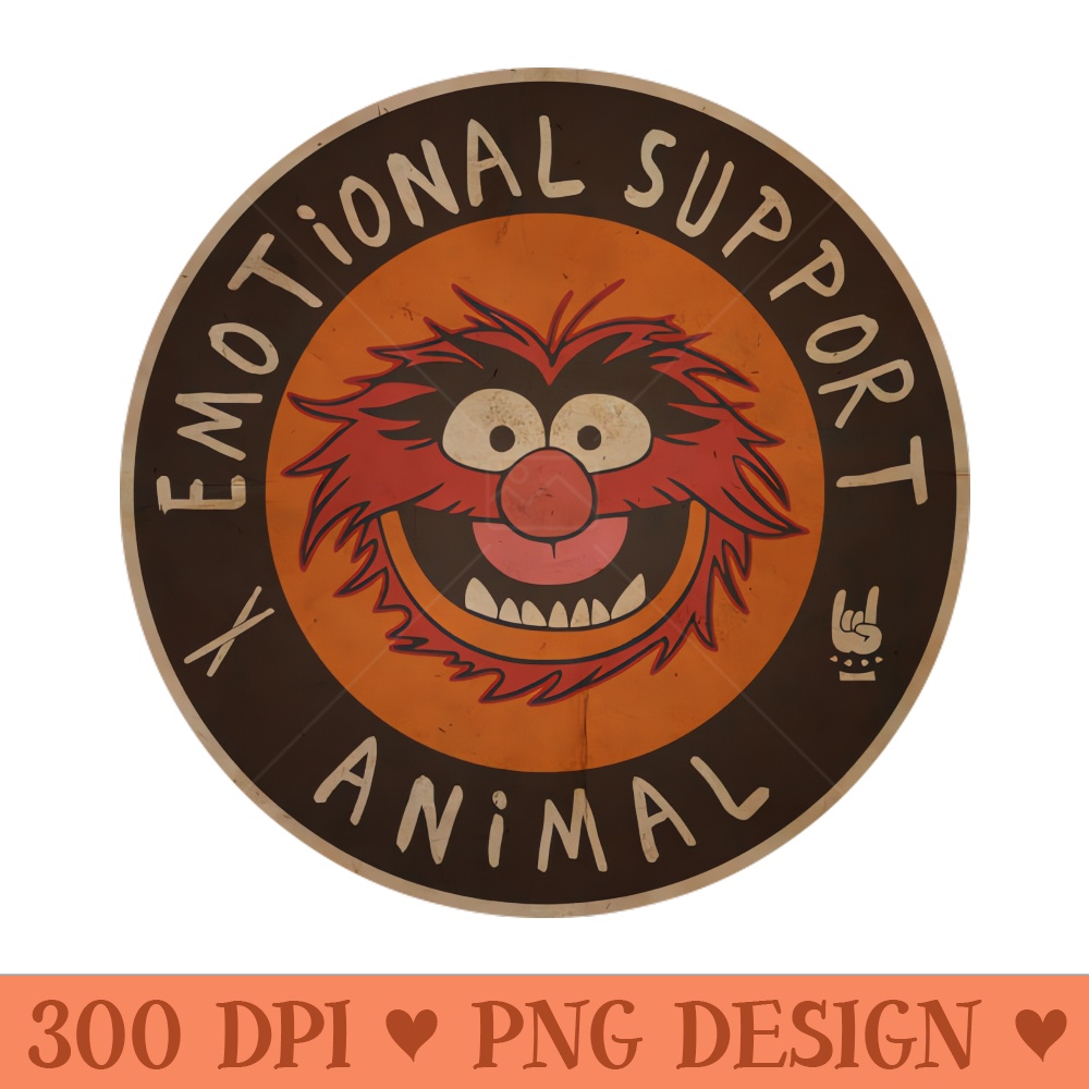 vintage 70s muppets emotional support animal - Clipart PNG - Trendsetting And Modern Collections