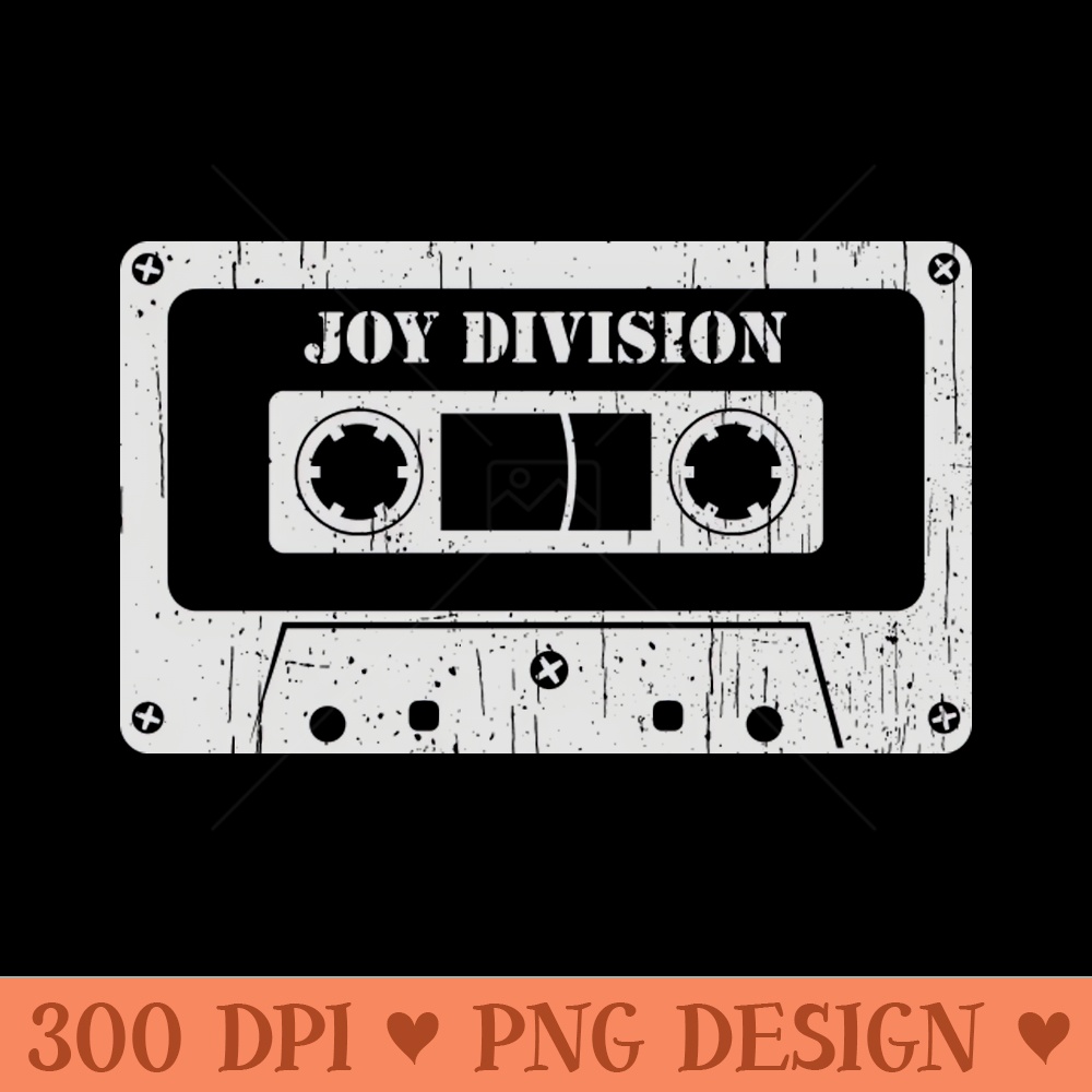 Joy Division Vintage Cassette White - PNG Clipart - Transform Your Sublimation Creations