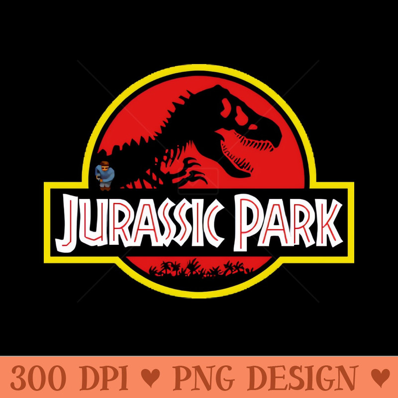 Jurassic Park - High Resolution PNG Designs - Instant Access To Downloadable Files