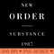 New Order Substance - PNG download - Perfect for Creative Projects