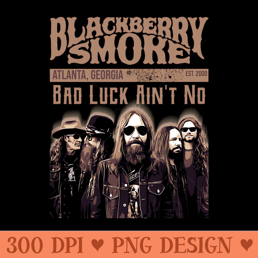 Blackberry Smoke Brown Vintage poster - PNG design downloads - Trendsetting And Modern Collections