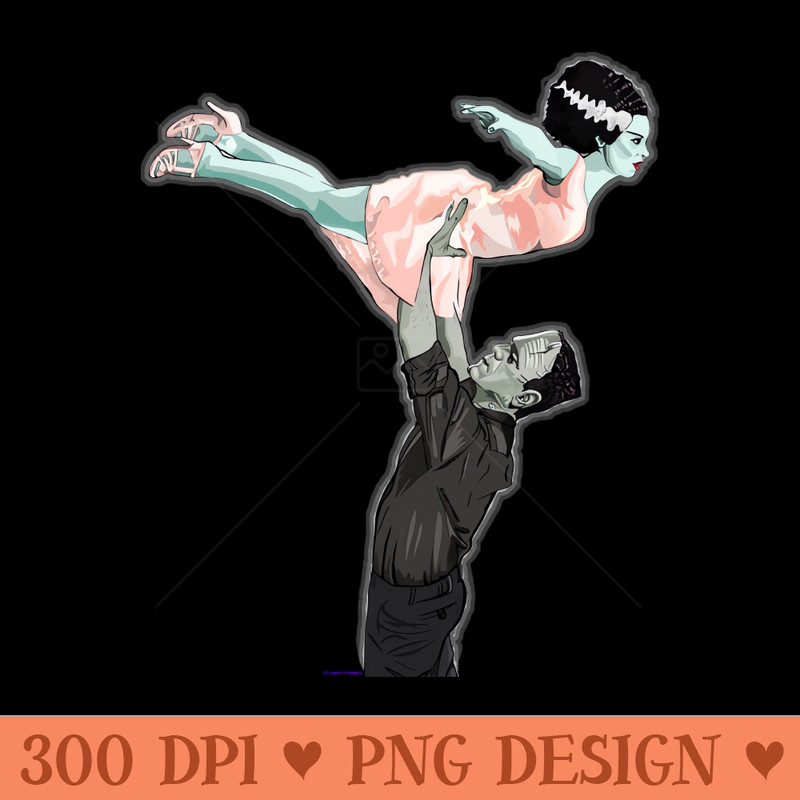 Dirty Dancing Frankenstein - PNG graphics - Create with Confidence