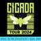 Cicada Tour 2024 Sweatshirt - Unique PNG Artwork - Unlock Vibrant Sublimation Designs