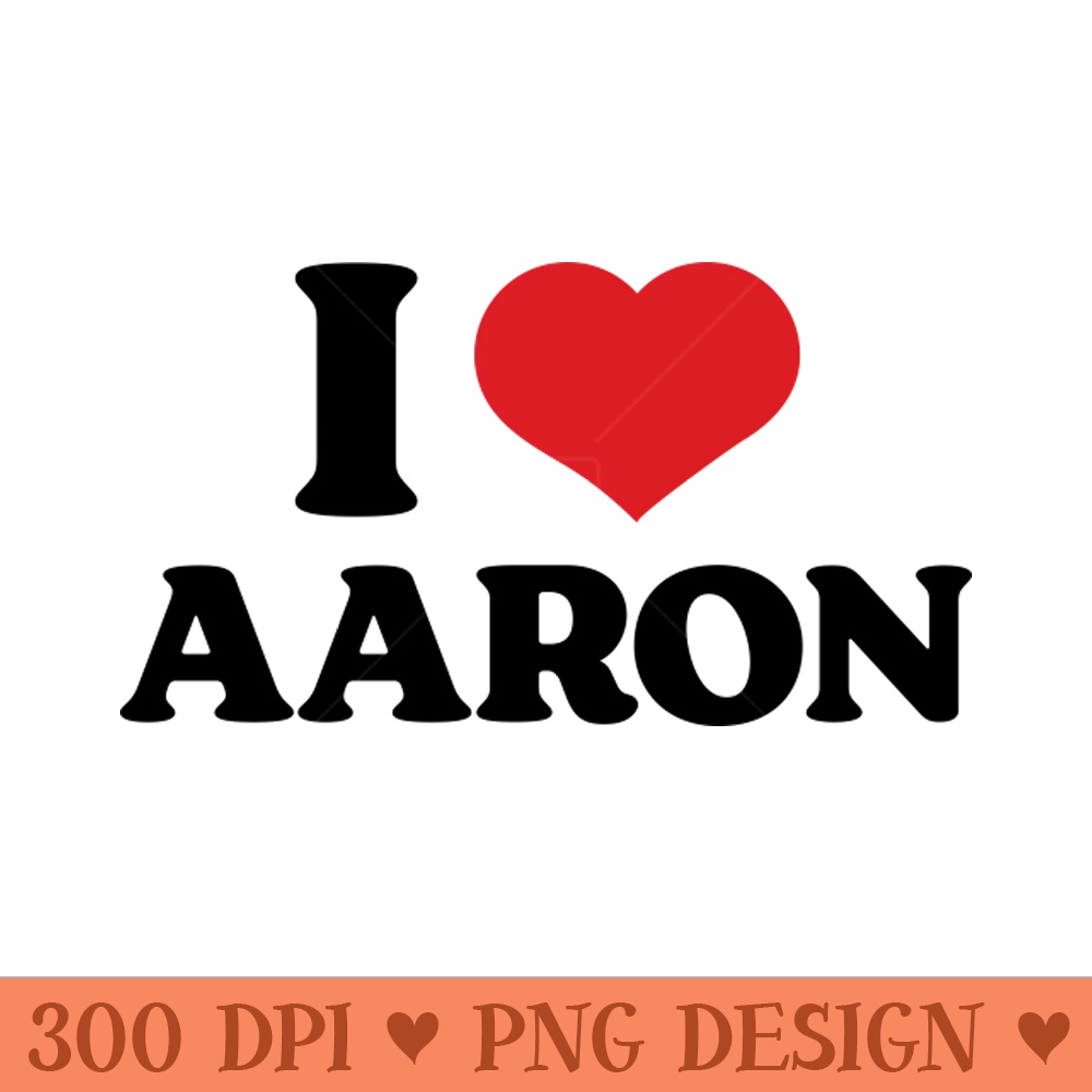 I Heart Aaron Bushnell v2 - Exclusive PNG designs - Stunning Sublimation Graphics