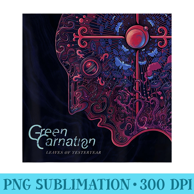 Green Carnation - Printable PNG Graphics - Unleash Your Inner Rebellion